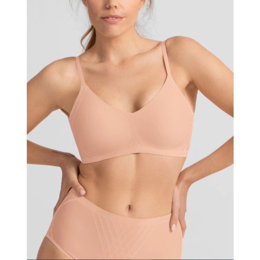 Honeylove Women's Blush Wireless Seamless Silhouette Bra Size 3X NWT